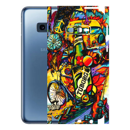 Samsung A/S Series Phone Skins (All Models) - Cool Beer Bottle - 3D Embossed Finish (L-193) Samsung Galaxy S10E