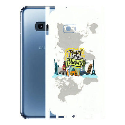 Samsung A/S Series Phone Skins (All Models) - Travel Therapy - 3D Embossed Finish (L-199) Samsung Galaxy S10E