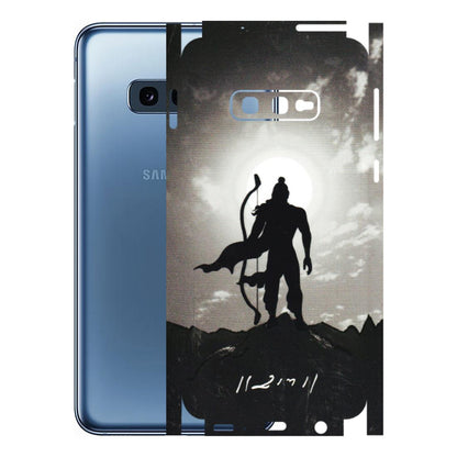 Samsung A/S Series Phone Skins (All Models) - Jai Siya Ram - 3D Embossed Finish (L-200) Samsung Galaxy S10E