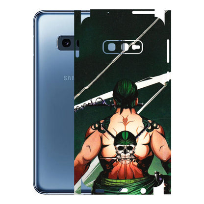 Samsung A/S Series Phone Skins (All Models) - Zoro Anime - 3D Embossed Finish (L-23) Samsung Galaxy S10E