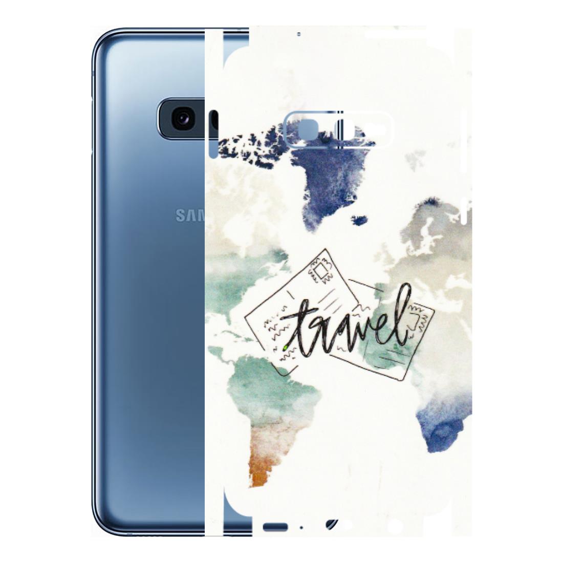Samsung A/S Series Phone Skins (All Models) - Travel The World - 3D Embossed Finish (L-232) Samsung Galaxy S10E