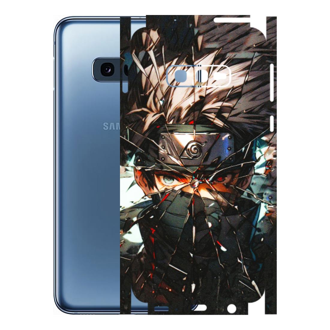 Samsung A/S Series Phone Skins (All Models) - Kakashi Shattered Glass Effect - 3D Embossed Finish (L-237) Samsung Galaxy S10E