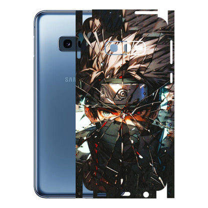 Samsung A/S Series Phone Skins (All Models) - Kakashi Shattered Glass Effect - 3D Embossed Finish (L-237) Samsung Galaxy S10E