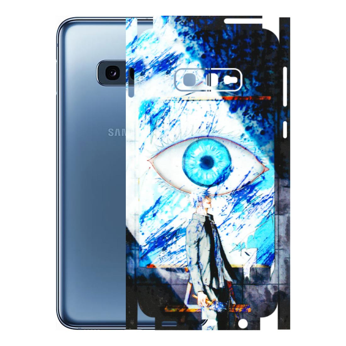 Samsung A/S Series Phone Skins (All Models) - Gojo Satoru evil eye - 3D Embossed Finish (L-239) Samsung Galaxy S10E