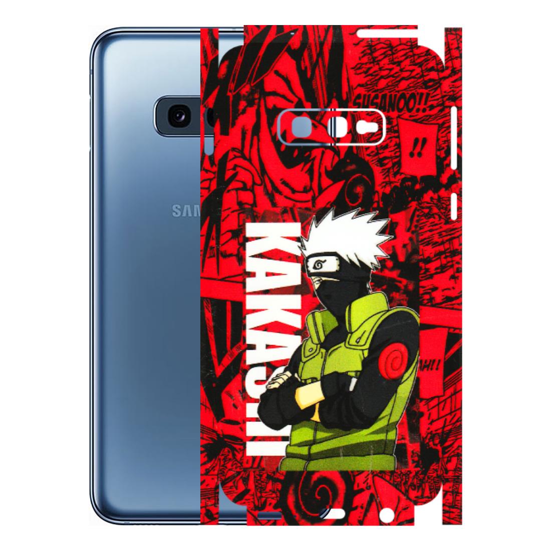 Samsung A/S Series Phone Skins (All Models) - Kakashi Red Anime - 3D Embossed Finish (L-251) Samsung Galaxy S10E