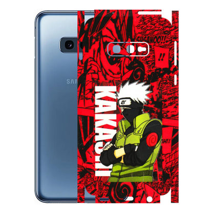 Samsung A/S Series Phone Skins (All Models) - Kakashi Red Anime - 3D Embossed Finish (L-251) Samsung Galaxy S10E