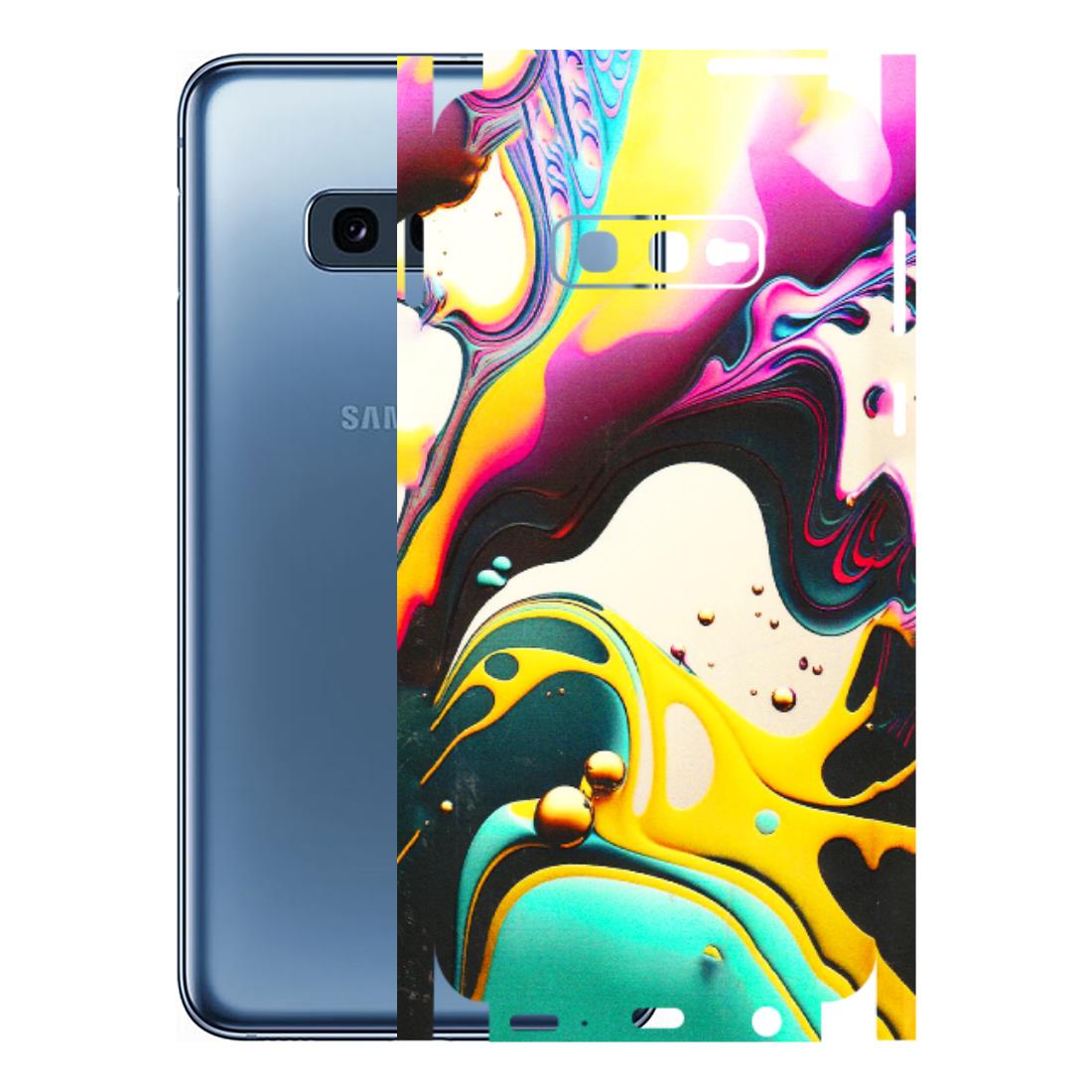 Samsung A/S Series Phone Skins (All Models) - Multicolor Abstract pattern - 3D Embossed Finish (L-254) Samsung Galaxy S10E