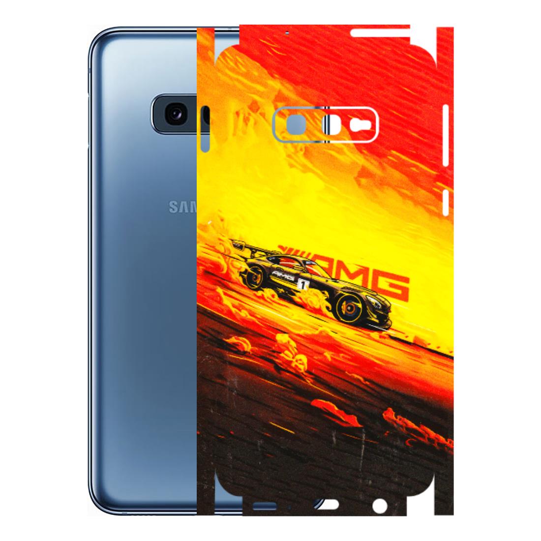 Samsung A/S Series Phone Skins (All Models) - AMG Car Speed Cover - 3D Embossed Finish (L-256) Samsung Galaxy S10E