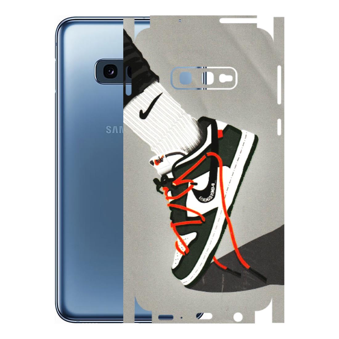 Samsung A/S Series Phone Skins (All Models) - New Grey Sneaker - 3D Embossed Finish (L-261) Samsung Galaxy S10E