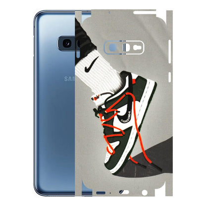 Samsung A/S Series Phone Skins (All Models) - New Grey Sneaker - 3D Embossed Finish (L-261) Samsung Galaxy S10E