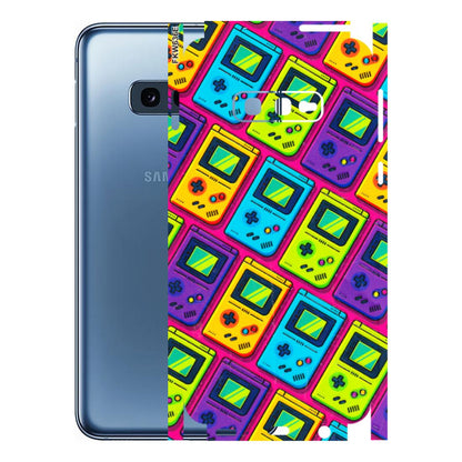 Samsung A/S Series Phone Skins (All Models) - Gameboy Colourful - 3D Embossed Finish (L-266) Samsung Galaxy S10E