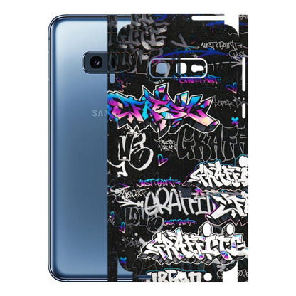 Samsung A/S Series Phone Skins (All Models) - Graffiti Killer - 3D Embossed Finish (L-274) Samsung Galaxy S10E