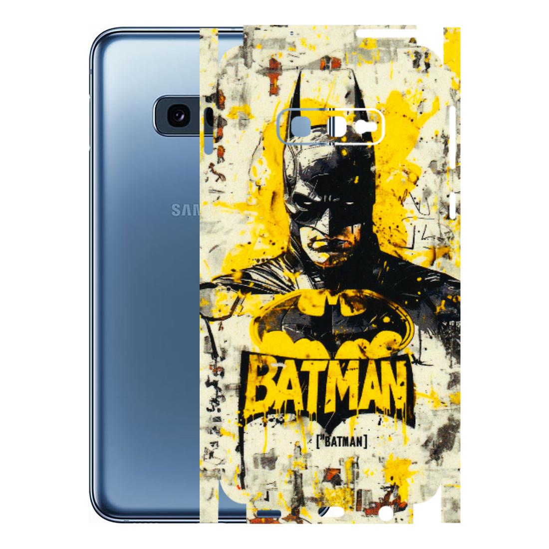 Samsung A/S Series Phone Skins (All Models) - Batman Yellow BT - 3D Embossed Finish (L-304) Samsung Galaxy S10E