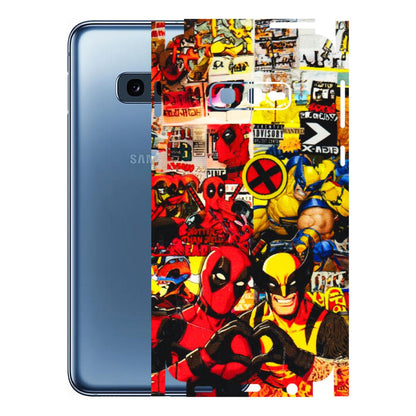 Samsung A/S Series Phone Skins (All Models) - Spidy Wolverine - 3D Embossed Finish (L-310) Samsung Galaxy S10E