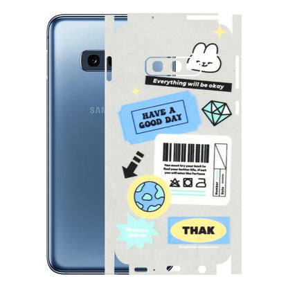 Samsung A/S Series Phone Skins (All Models) - Will Be Okay Design - 3D Embossed Finish (L-316) Samsung Galaxy S10E