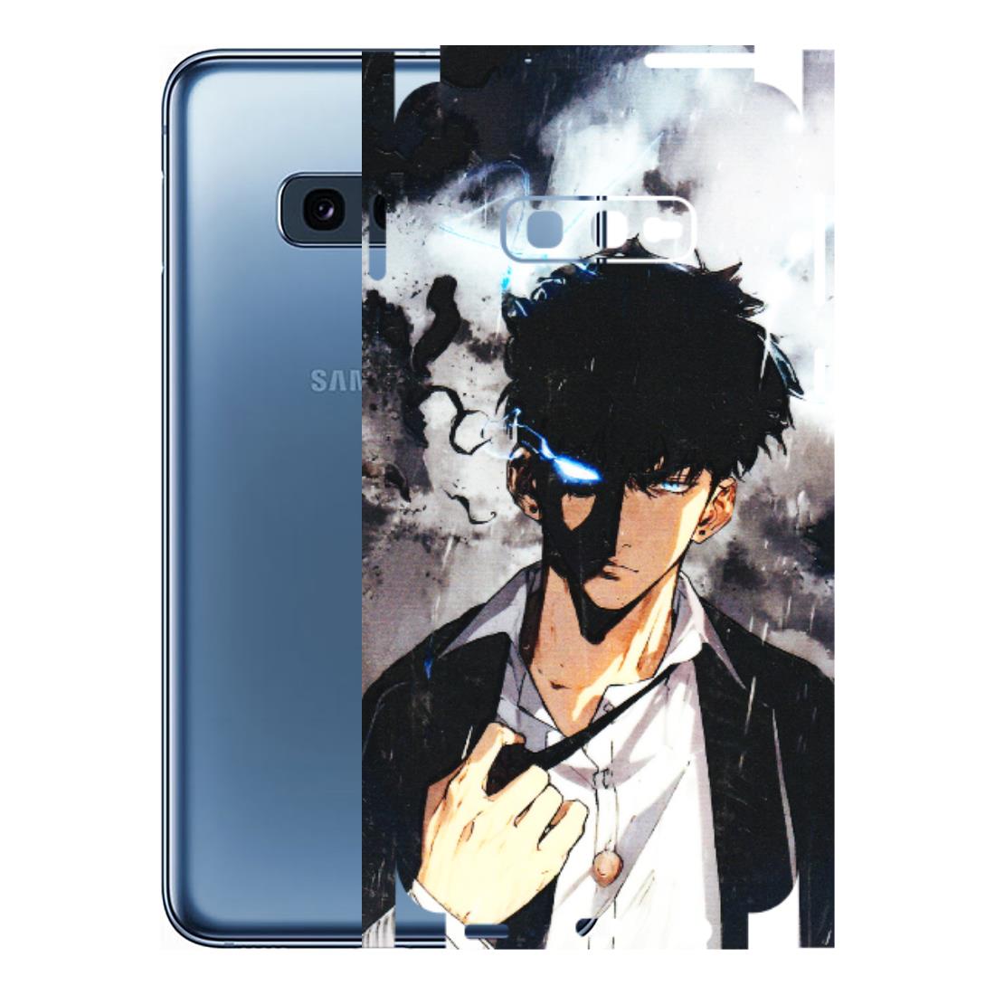Samsung A/S Series Phone Skins (All Models) - Sung Jinwoo Manhwa Anime - 3D Embossed Finish (L-328) Samsung Galaxy S10E