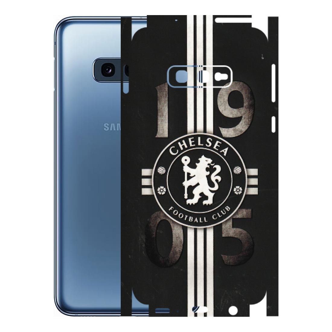 Samsung A/S Series Phone Skins (All Models) - Chelsea Fan Club - 3D Embossed Finish (L-36) Samsung Galaxy S10E