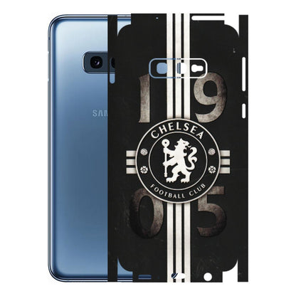 Samsung A/S Series Phone Skins (All Models) - Chelsea Fan Club - 3D Embossed Finish (L-36) Samsung Galaxy S10E
