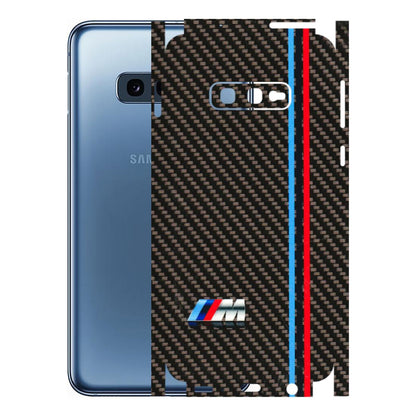 Samsung A/S Series Phone Skins (All Models) - BM Carbon Fiber Feels - 3D Embossed Finish (L-38) Samsung Galaxy S10E