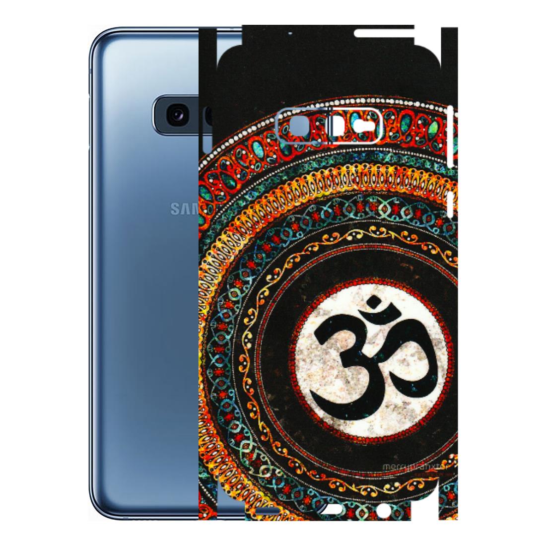 Samsung A/S Series Phone Skins (All Models) - Aum Chant Abstract - 3D Embossed Finish (L-42) Samsung Galaxy S10E