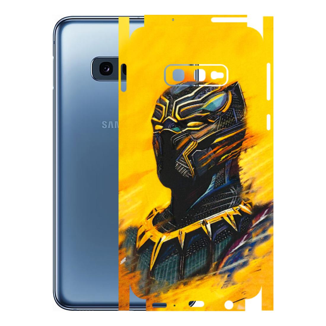 Samsung A/S Series Phone Skins (All Models) - Yellow Panther - 3D Embossed Finish (L-54) Samsung Galaxy S10E