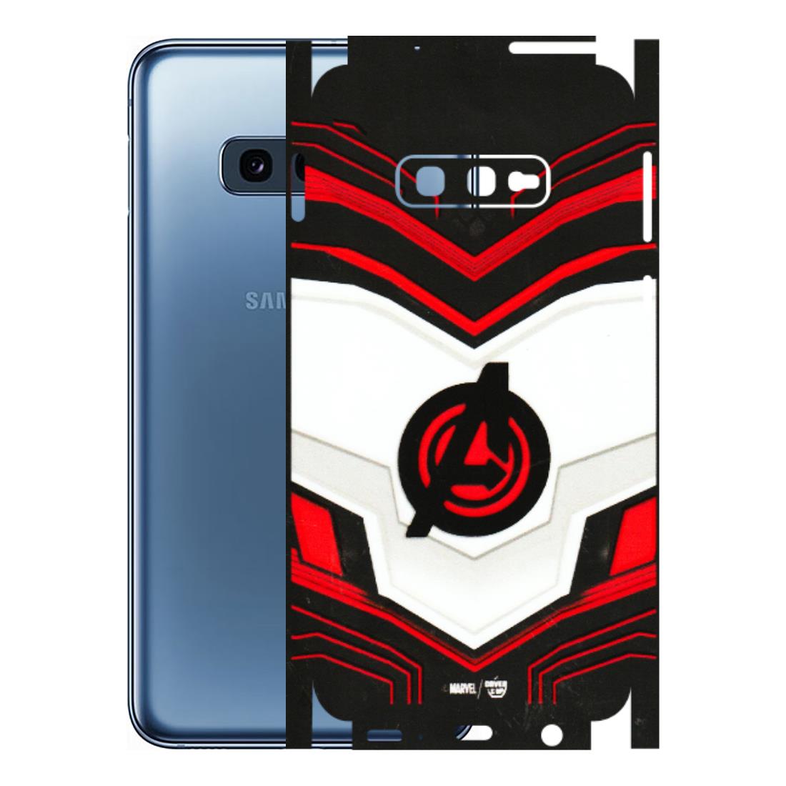 Samsung A/S Series Phone Skins (All Models) - Avengers Logo - 3D Embossed Finish (L-55) Samsung Galaxy S10E