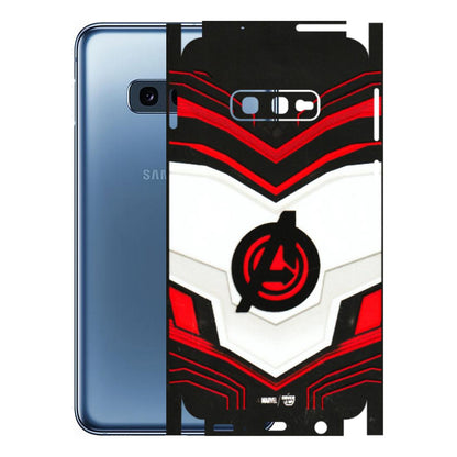 Samsung A/S Series Phone Skins (All Models) - Avengers Logo - 3D Embossed Finish (L-55) Samsung Galaxy S10E