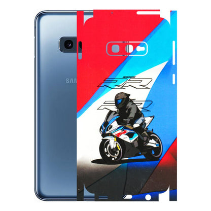 Samsung A/S Series Phone Skins (All Models) - Bikers Love - 3D Embossed Finish (L-58) Samsung Galaxy S10E