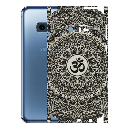 Samsung A/S Series Phone Skins (All Models) - Aum Elegant Mandala - 3D Embossed Finish (L-62) Samsung Galaxy S10E