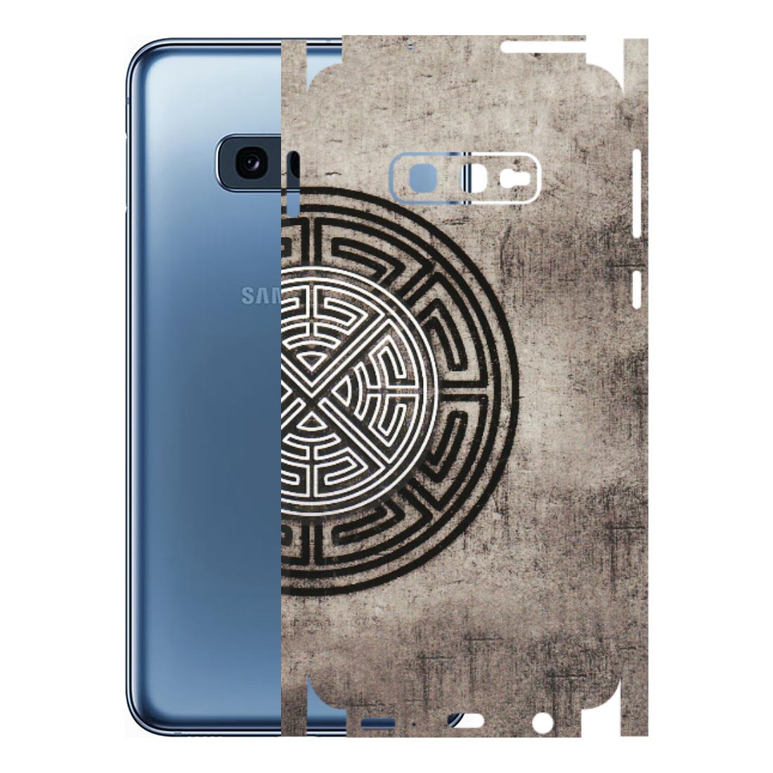 Samsung A/S Series Phone Skins (All Models) - Mysterious Circular Design - 3D Embossed Finish (L-63) Samsung Galaxy S10E