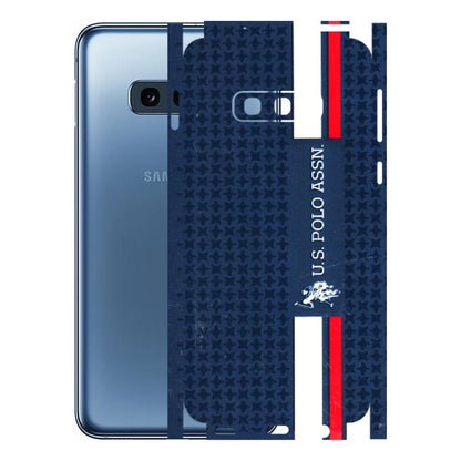 Samsung A/S Series Phone Skins (All Models) - US POLO Designer Brand - 3D Embossed Finish (L-65) Samsung Galaxy S10E