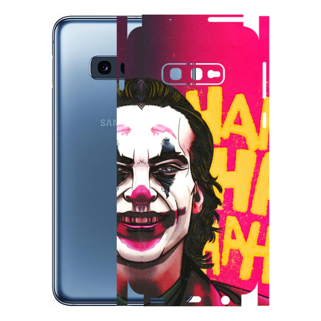 Samsung A/S Series Phone Skins (All Models) - Joker Evil Laugh - 3D Embossed Finish (L-97) Samsung Galaxy S10E