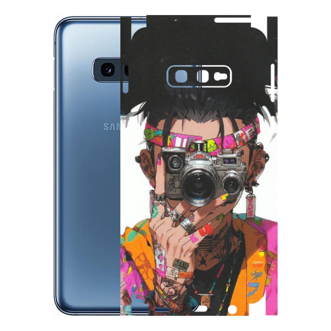 Samsung A/S Series Phone Skins (All Models) - Camera Lover Girl - Matte Finish (M-09) Samsung Galaxy S10E