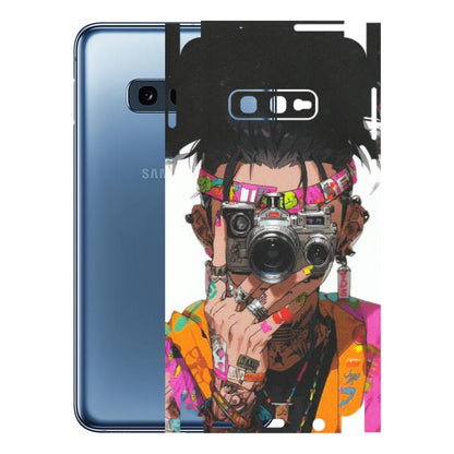 Samsung A/S Series Phone Skins (All Models) - Camera Lover Girl - Matte Finish (M-09) Samsung Galaxy S10E