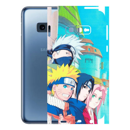 Samsung A/S Series Phone Skins (All Models) - Team Minato And Kakashi - Matte Finish (M-101) Samsung Galaxy S10E