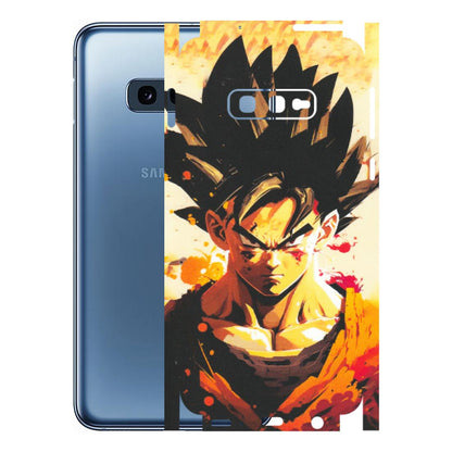 Samsung A/S Series Phone Skins (All Models) - Angry Goku - Matte Finish (M-12) Samsung Galaxy S10E