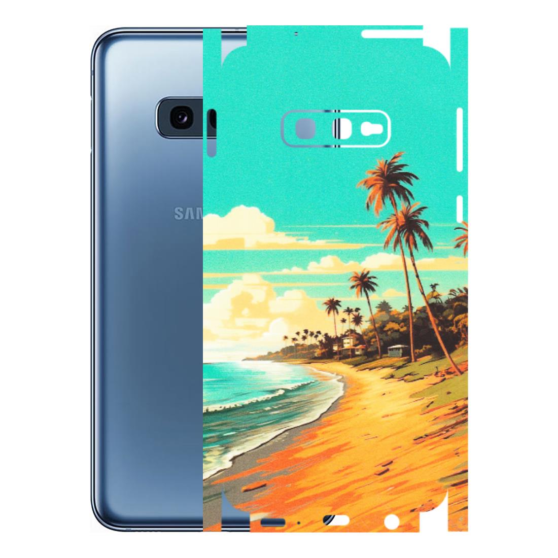 Samsung A/S Series Phone Skins (All Models) - Miami Beach - Matte Finish (M-136) Samsung Galaxy S10E