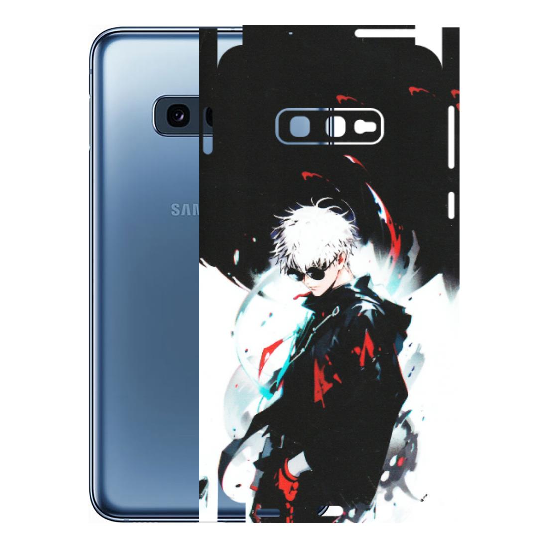 Samsung A/S Series Phone Skins (All Models) - Gojo Powerful Charater Kaisen Anime - Matte Finish (M-144) Samsung Galaxy S10E