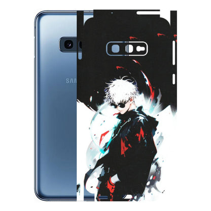 Samsung A/S Series Phone Skins (All Models) - Gojo Powerful Charater Kaisen Anime - Matte Finish (M-144) Samsung Galaxy S10E