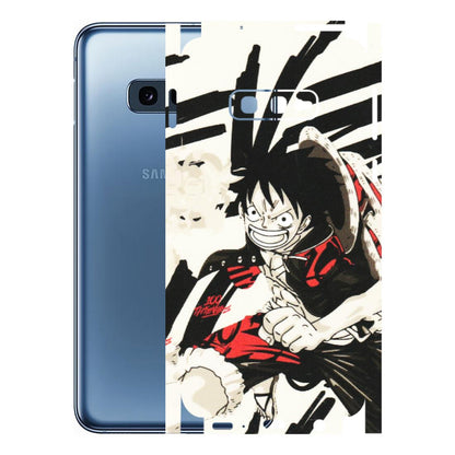 Samsung A/S Series Phone Skins (All Models) - Monkey D.Luffy Manga Anime - Matte Finish (M-145) Samsung Galaxy S10E