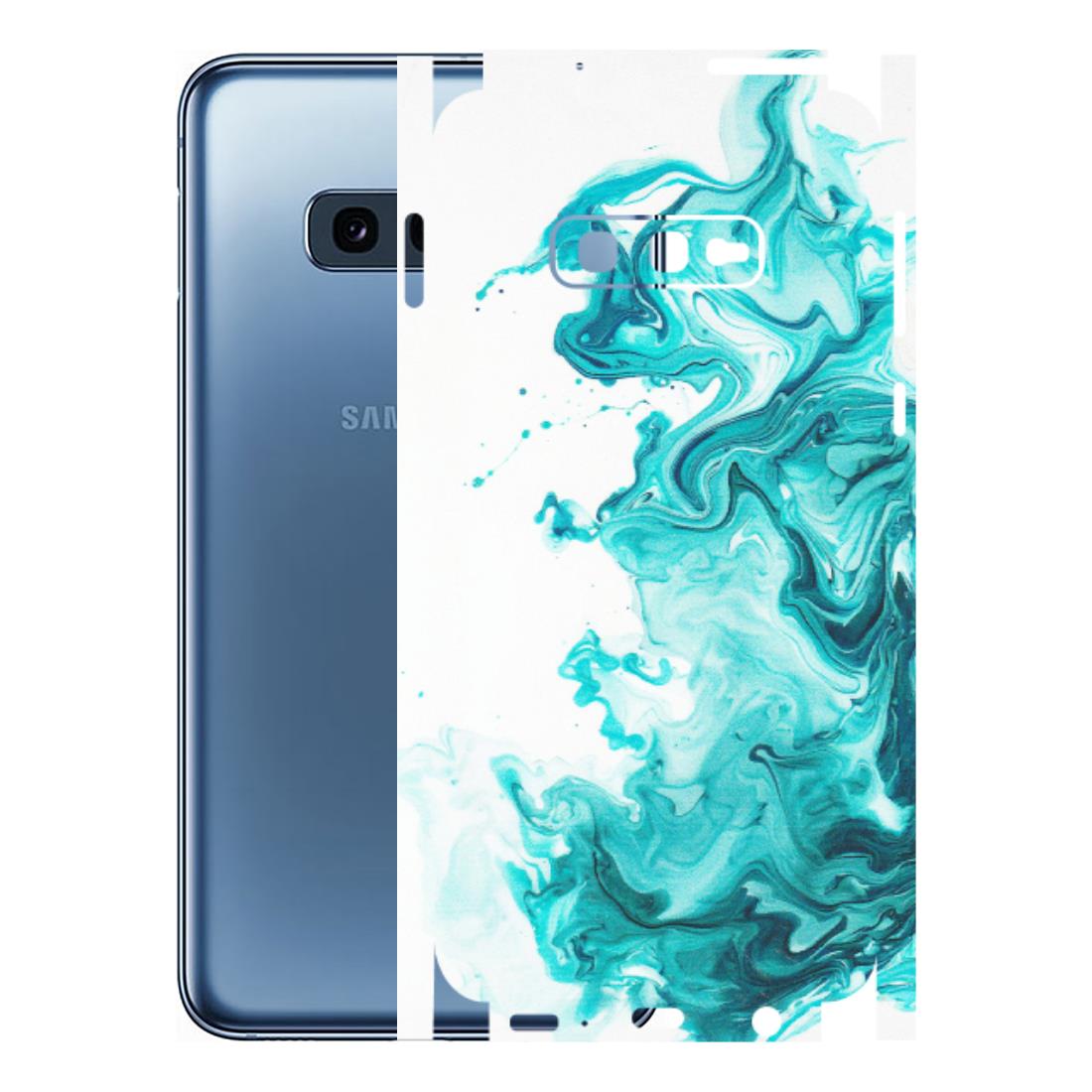 Samsung A/S Series Phone Skins (All Models) - Sky Blue Abstract Colour - Matte Finish (M-146) Samsung Galaxy S10E