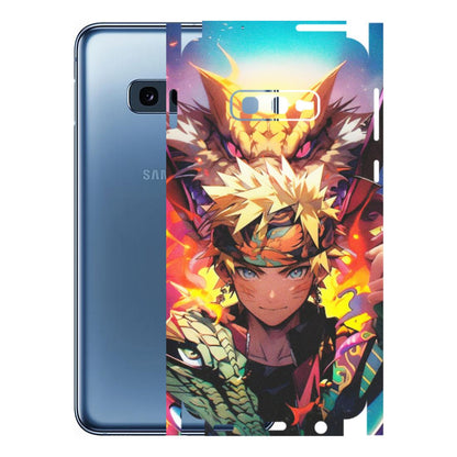 Samsung A/S Series Phone Skins (All Models) - Angry Naruto Anime - Matte Finish (M-148) Samsung Galaxy S10E