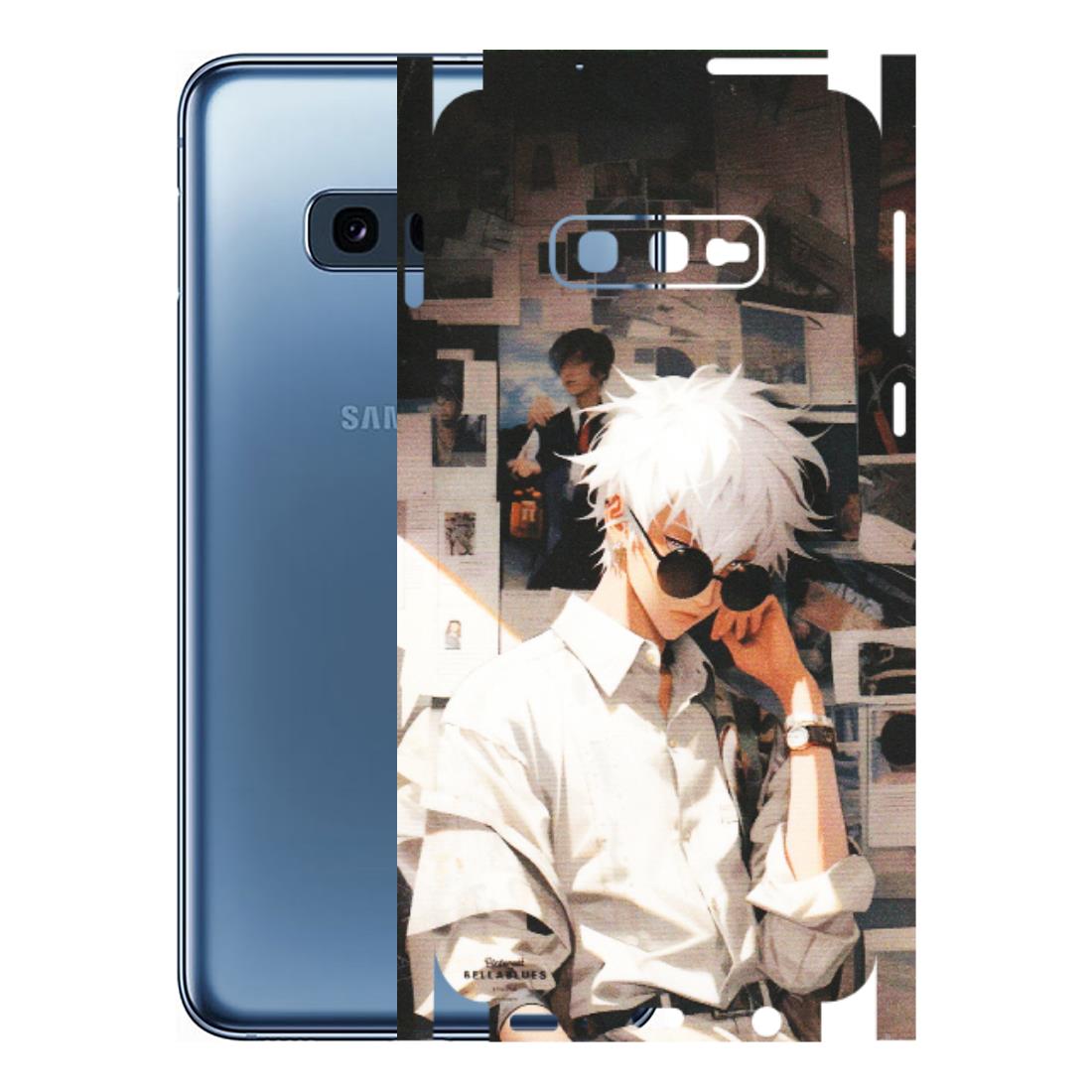 Samsung A/S Series Phone Skins (All Models) - Gojo Satoru Jujustu Kaisen Anime - Matte Finish (M-156) Samsung Galaxy S10E