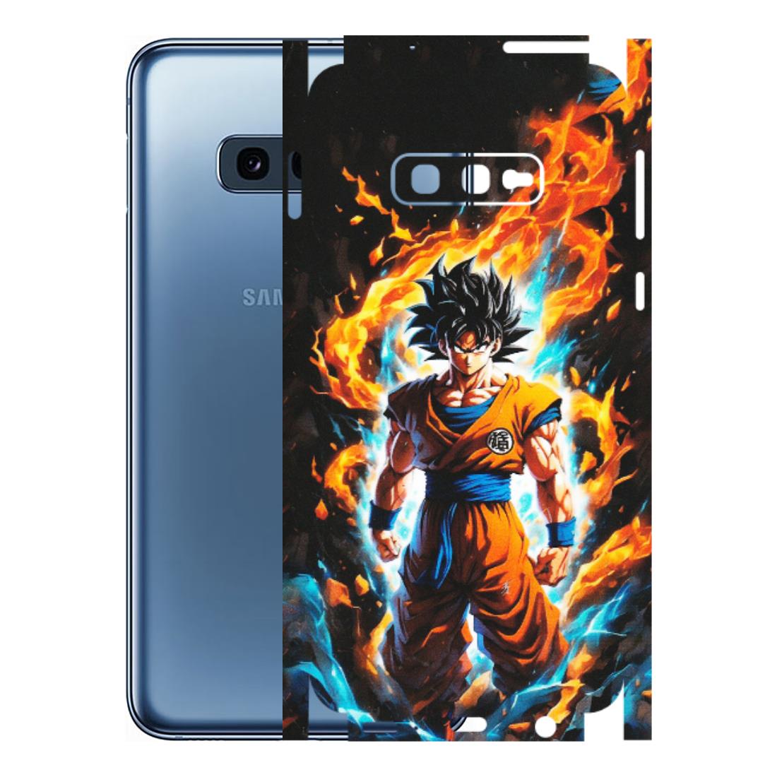 Samsung A/S Series Phone Skins (All Models) - Goku Transformation Anime - Matte Finish (M-159) Samsung Galaxy S10E