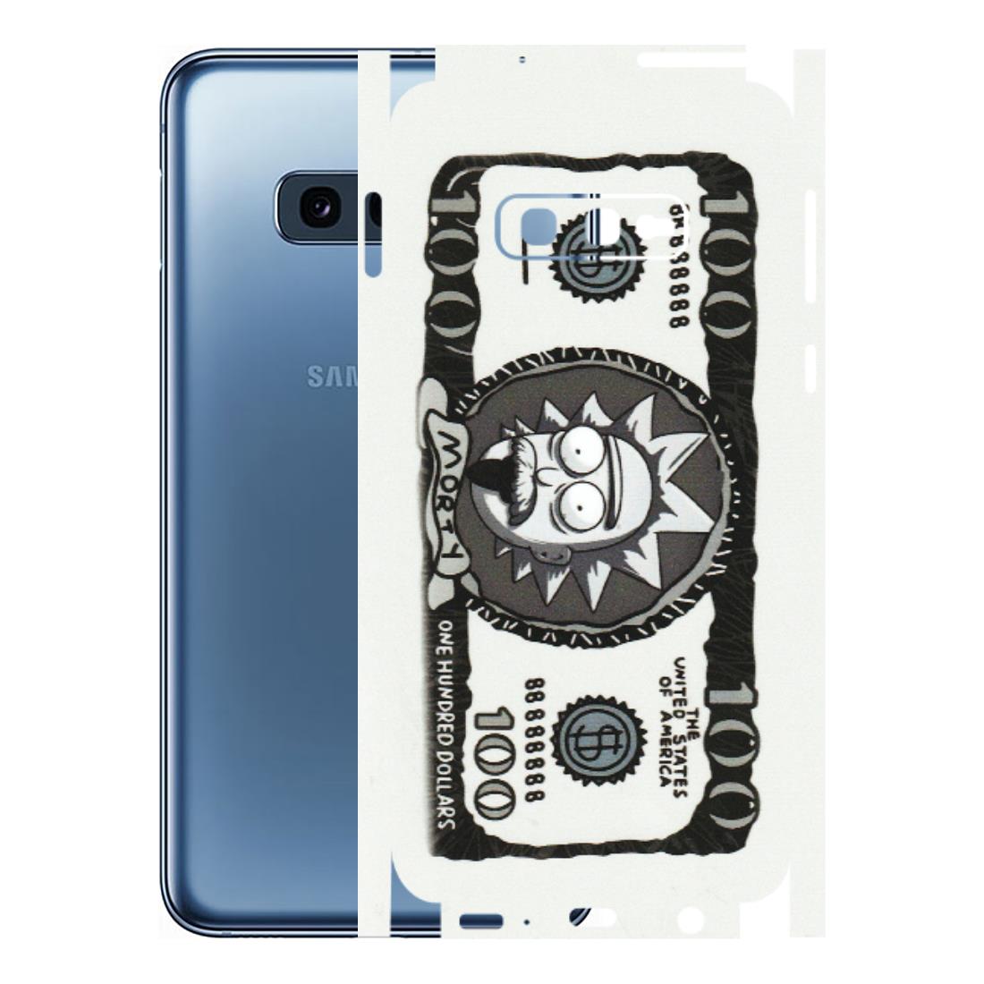 Samsung A/S Series Phone Skins (All Models) - Rick And Morty Hundred Dollar Anime - Matte Finish (M-161) Samsung Galaxy S10E