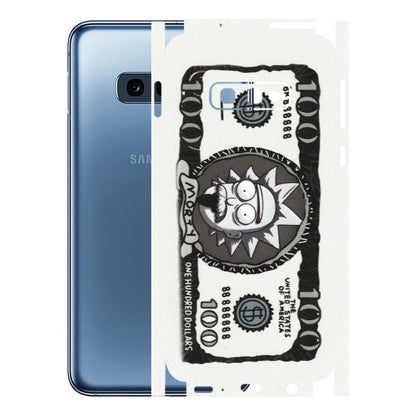 Samsung A/S Series Phone Skins (All Models) - Rick And Morty Hundred Dollar Anime - Matte Finish (M-161) Samsung Galaxy S10E