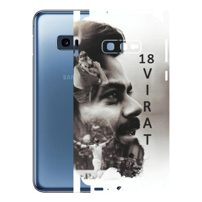 Samsung A/S Series Phone Skins (All Models) - Virat Kohli Cricketer - Matte Finish (M-163) Samsung Galaxy S10E