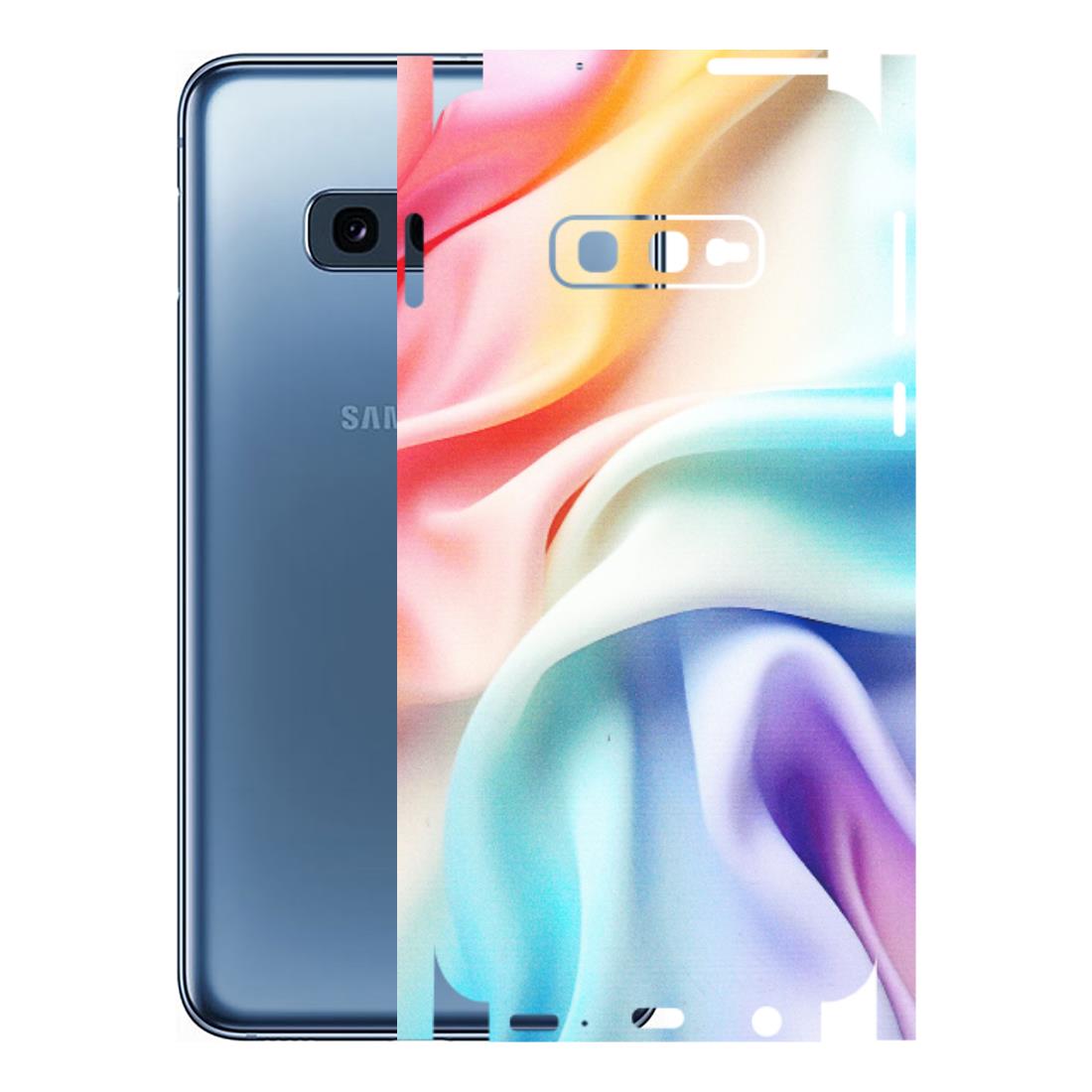 Samsung A/S Series Phone Skins (All Models) - Colourful Silk Cloth - Matte Finish (M-165) Samsung Galaxy S10E