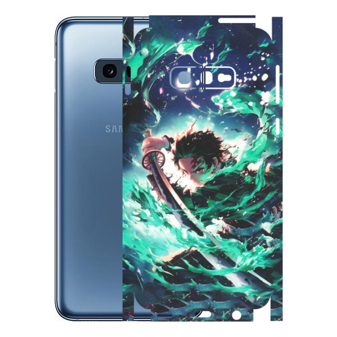 Samsung A/S Series Phone Skins (All Models) - Sword Fighter Anime - Matte Finish (M-29) Samsung Galaxy S10E