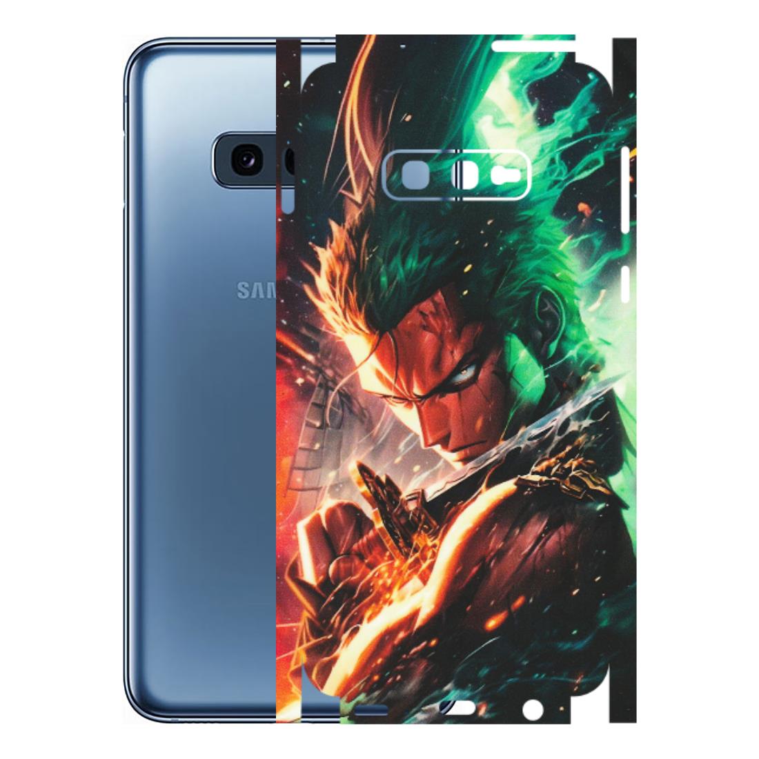 Samsung A/S Series Phone Skins (All Models) - Anime Gojo Sword - Matte Finish (M-32) Samsung Galaxy S10E